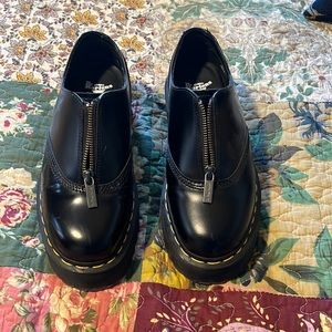 Doc Martens Platform zip loafers